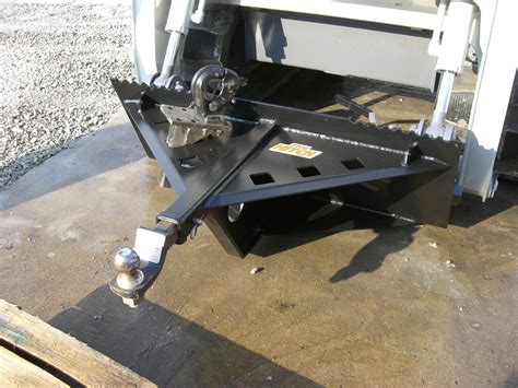 skid steer trailer hitch|skid steer ball hitch attachment.